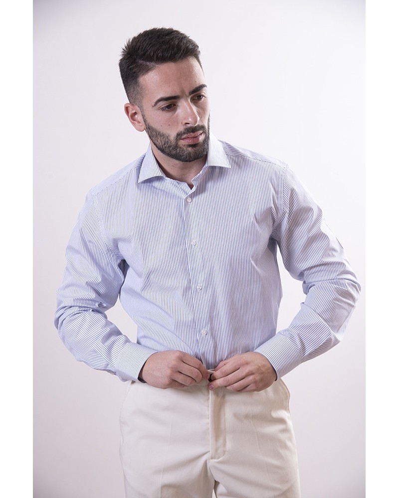 Camicia hot sale uomo azzurra